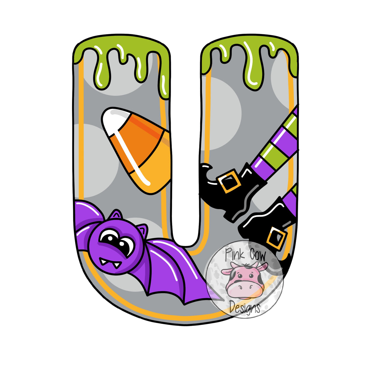 PCD Halloween Letter U – Home Creations Milling & Signage