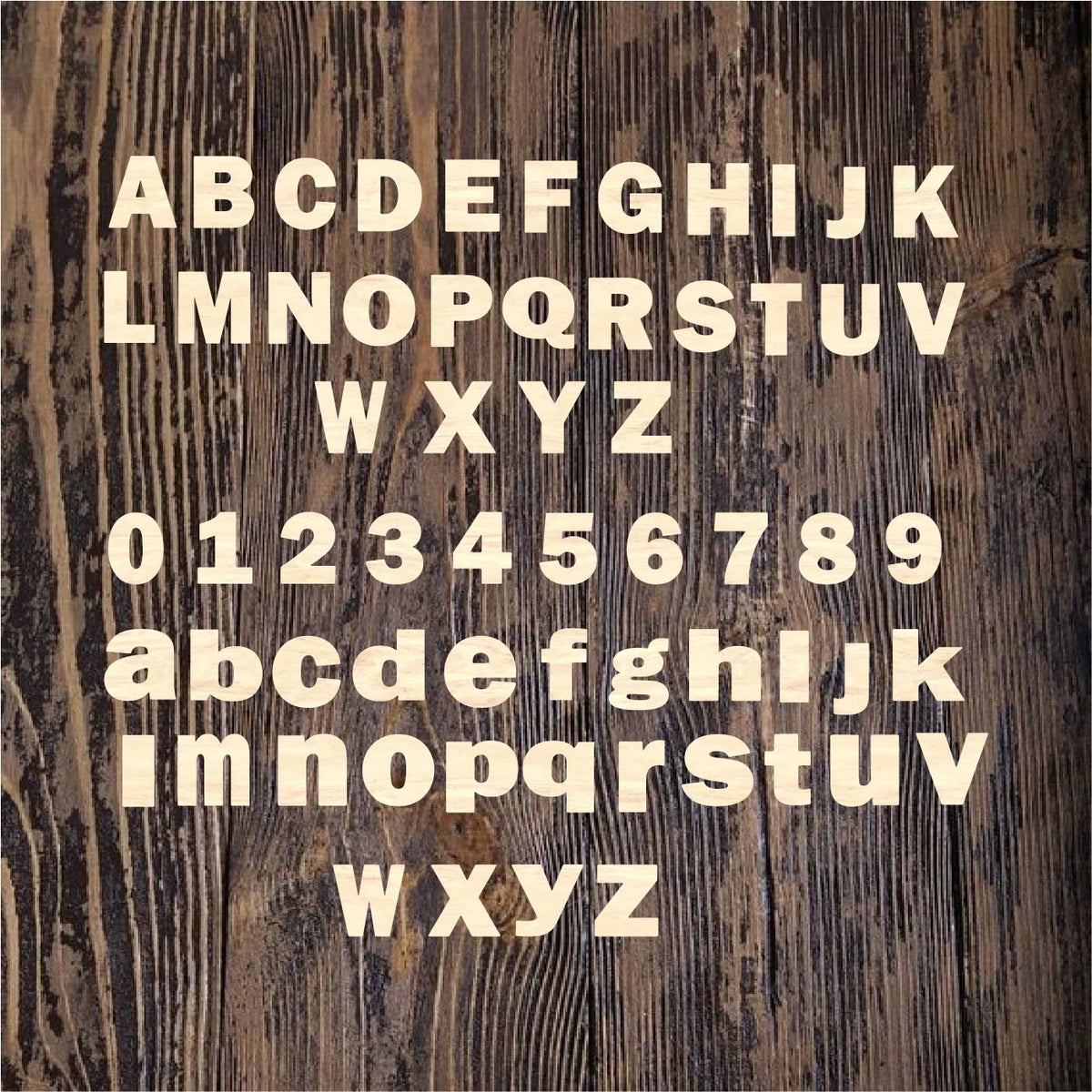 Single Letter Monogram Football Block Font – Home Creations Milling &  Signage
