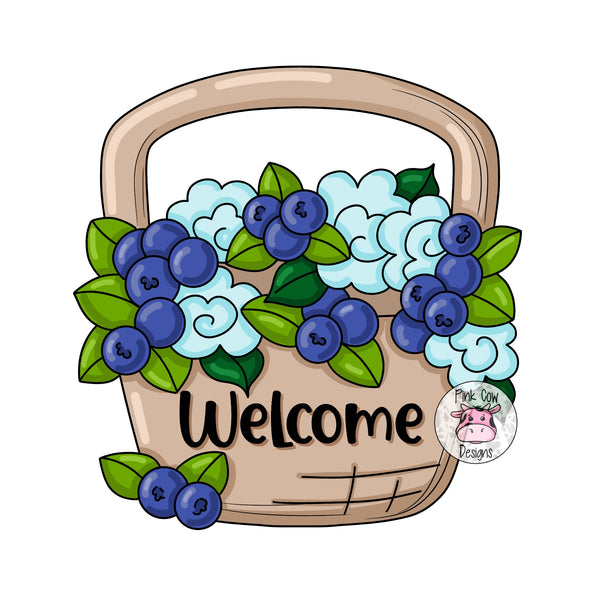 PCD Floral Blueberry Basket
