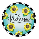 LHD Welcome Sunflower Round
