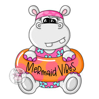 PCD Mermaid Vibes Hippo