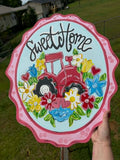 QMC Sweet Home Tractor Plaque