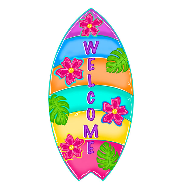 LHD Tropical Welcome Surfboard