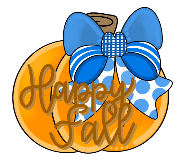 RLT Happy Fall Pumpkin Bow