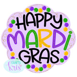 CBK Happy Mardi Gras Plaque