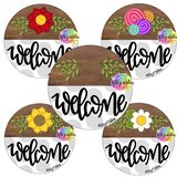 ABL Welcome Floral Round Attachment Bundle