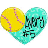 CRG Softball Heart