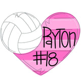CRG Volley Ball Heart