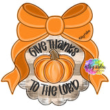 ABL Thanks to the Lord