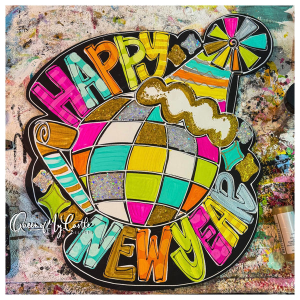 QMC Happy New Year Party Disco Ball