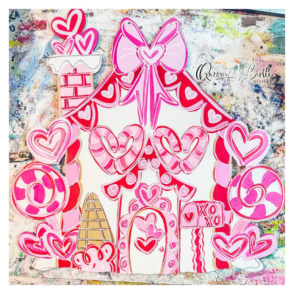 QMC Gingerbread House with Bow