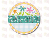 ASH Hello Spring Flower Round