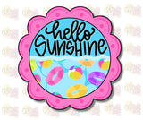ASH Hello Sunshine Scallop Round