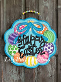 LPD Happy Easter Egg Plaque