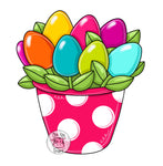 PCD Easter Egg Pot