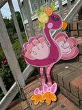 QMC Fancy Flamingo Ribbon Legs