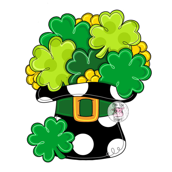 PCD Clover and Coins Top Hat