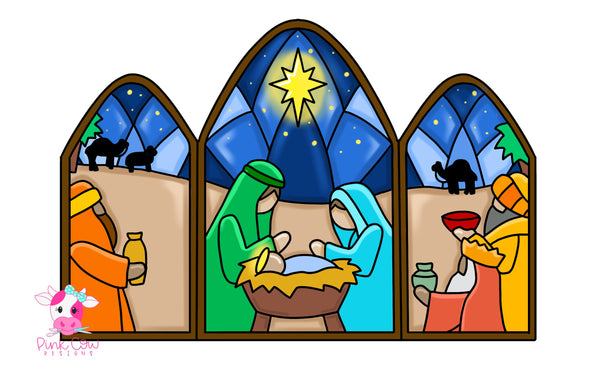 PCD Nativity Set