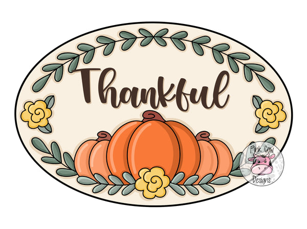 PCD Thankful Plaque