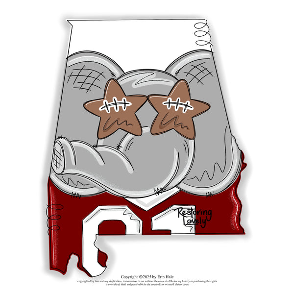 RLY Alabama Sate Mascot Elephant