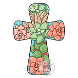 PCD Succulent Cross