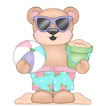 WHD Beach Party Bear