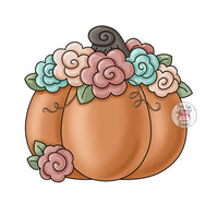 PCD Boho Pumpkin With Flowers