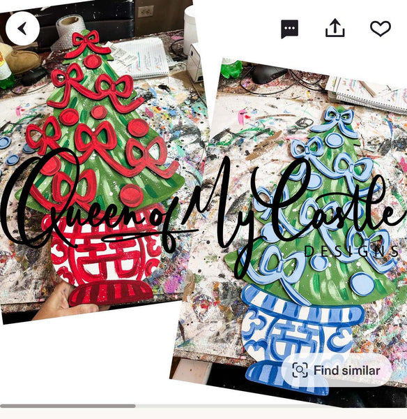 QMC Bow Christmas Tree 1