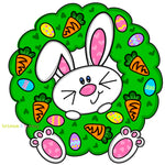 BRB Bunny Wreath
