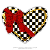 RLY Checkered Heart with Bow
