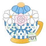 WHD Chinoiserie Floral Teacup