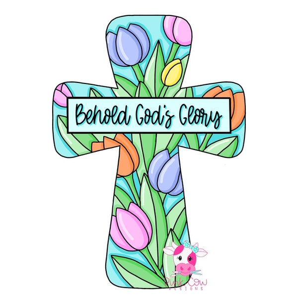 PCD Cross Behold God's Glory