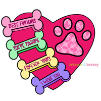 BRB Doggie Valentine Heart