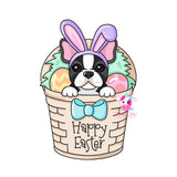 PCD Easter Basket Boston Terrier