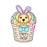 PCD Easter Basket Golden Retriever