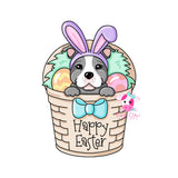 PCD Easter Basket Pitbull