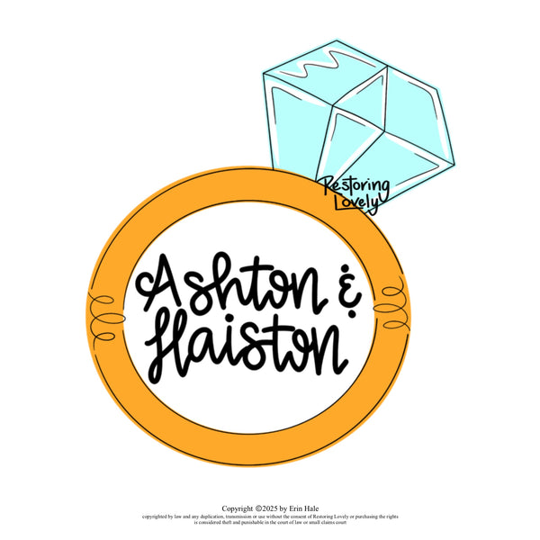 RLY Engagement Ring Ornament