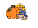 PBD Fall Scarecrow Pumpkin