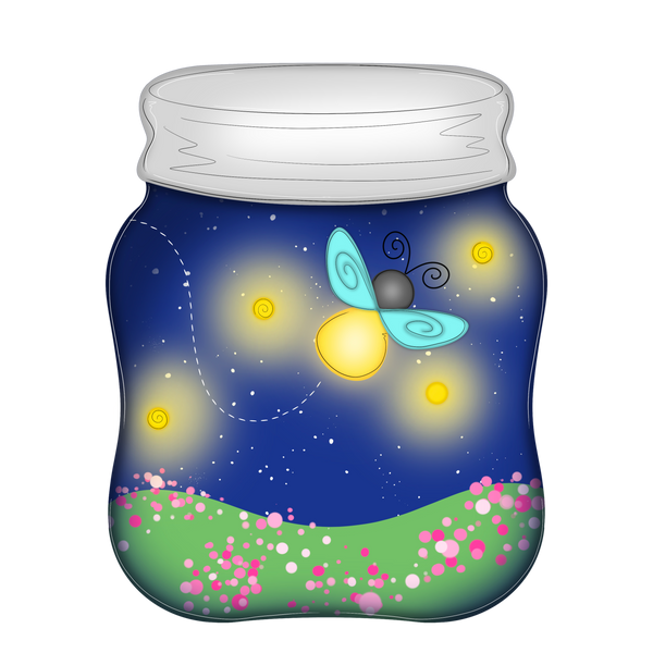 WHD Firefly Frenzy Mason Jar