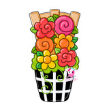 PCD Flowers With Trellis