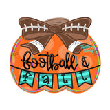 RLY Football and Fall Pumpkin Bow
