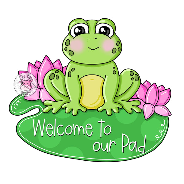 PCD Frog On Lilypad