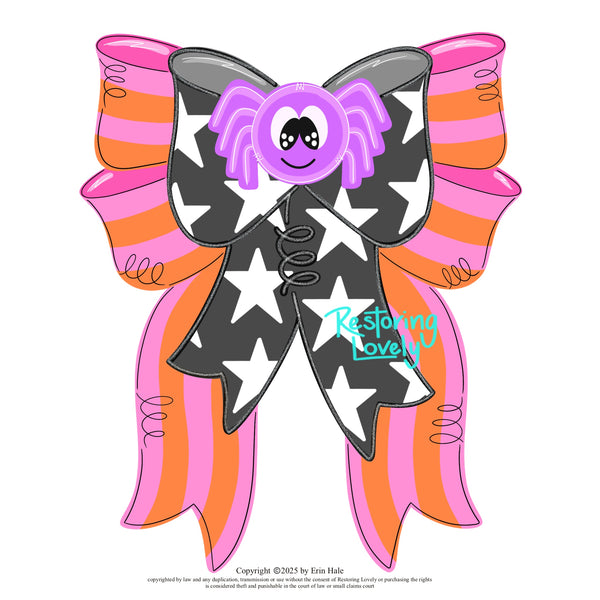 RLY Halloween Spider Bow