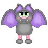 WHD Hanging Bat Ribbon Feet