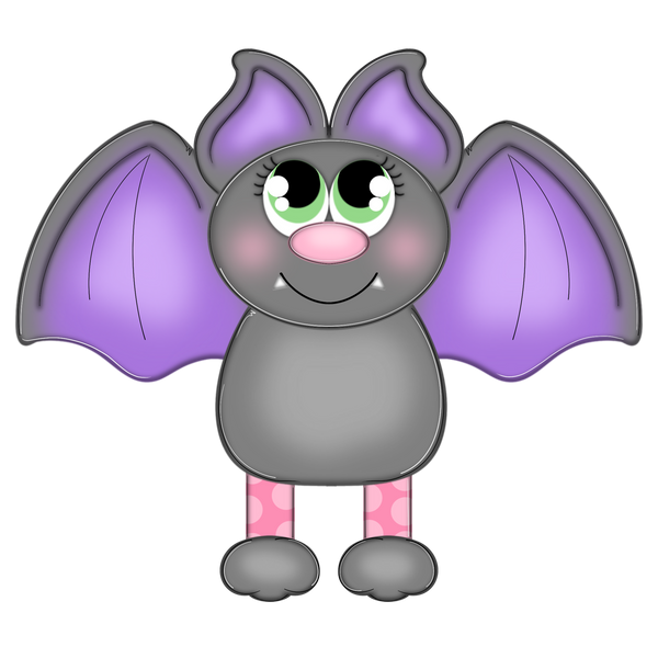 WHD Hanging Bat Ribbon Feet Home Creations Milling Signage WHD Hanging Bat Ribbon Feet Home Creations Milling Signage