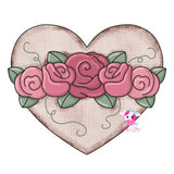 PCD Heart with Roses