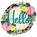 WHD Hello Floral Round