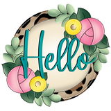 WHD Hello Floral Round