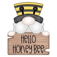 WHD Hello Honey Bee Gnome