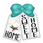 WHD Home Sweet Home Double Tag Cotton